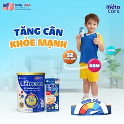 (Date mới) Sữa Bột MetaCare Xanh - Bé Tăng Cân Khoẻ Mạnh, Tăng Cường Đề Kháng, Phát Triển Chiều Cao 4