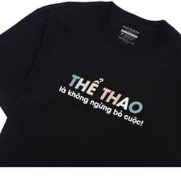 Áo Thun Thể Thao Là Không Ngừng Bỏ Cuộc Câu Nói Hài Hước Cho Nam, Nữ Thoáng Mát Oversize - Tịm Áo Nè 2
