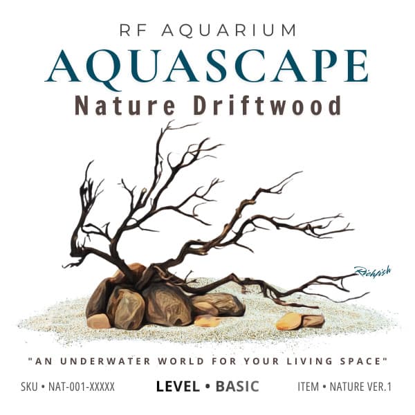 Layout Thuỷ Sinh Nature Ver.1 l Layout Tiểu Cảnh Trang Trí Bể Thủy Sinh | Đa Dạng Kích Thước | RF Aquarium