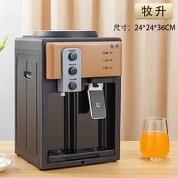 ( Sẵn) Máy làm nước nóng lạnh để bàn, làm đá, nhỏ gọn, tự động hoàn toàn, dùng cho ký túc xá, nước  5