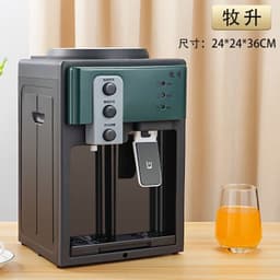 ( Sẵn) Máy làm nước nóng lạnh để bàn, làm đá, nhỏ gọn, tự động hoàn toàn, dùng cho ký túc xá, nước  4
