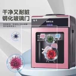 ( Sẵn) Máy làm nước nóng lạnh để bàn, làm đá, nhỏ gọn, tự động hoàn toàn, dùng cho ký túc xá, nước  6