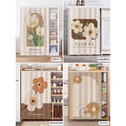Rèm cửa sổ/ tủ quần áo/ bồn tắm chống bụi phong cách Pháp 1