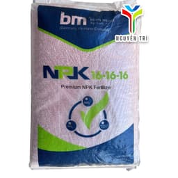 Túi 1kg Phân BM Yuroka NPK 16-16-16 nhập khẩu từ Nga dùng cho hoa, rau màu & cây ăn trái. 1