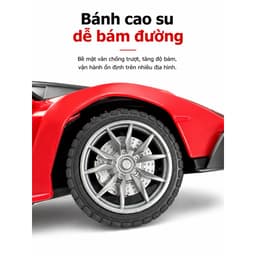 Siêu xe Lambo điều khiển từ xa 4 chiều có đèn sáng,chạy nhanh khỏe với 4pin 5