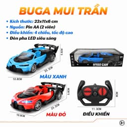 Bugatti điều khiển từ xa xe đua đồ chơi dành cho trẻ em sạc bốn chiều xe thể thao điện tốc độ cao chuyên nghiệp 2