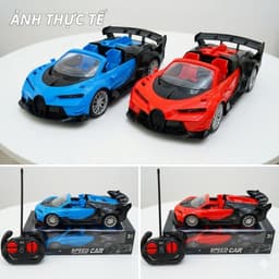 Bugatti điều khiển từ xa xe đua đồ chơi dành cho trẻ em sạc bốn chiều xe thể thao điện tốc độ cao chuyên nghiệp 6