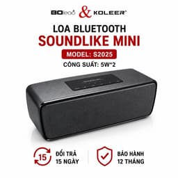 Loa Bluetooth SoundLike Mini S2025 Công Suất 10W Hỗ Trợ USB TF AUX Pin 1200mAh Âm Thanh Stereo 1