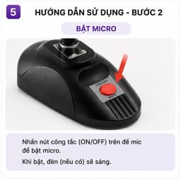 Micro Hội Nghị Cổ Ngỗng AZTOMAX EDM-78A Cao Cấp | Mic Condenser Bắt Âm Rõ Nét | Dùng Cho Hội Họp, Phát Biểu, Nhà Thờ 5