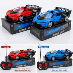 Bugatti điều khiển từ xa xe đua đồ chơi dành cho trẻ em sạc bốn chiều xe thể thao điện tốc độ cao chuyên nghiệp 5