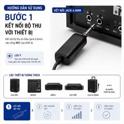 Mic Hội Nghị Không Dây AZTOMAX 302C UHF 2 Micro Cổ Ngỗng Thu Âm Chuyên Nghiệp Cho Phòng Họp, Hội Trường, Nhà Thờ 4