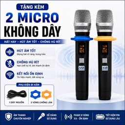 Loa Gập AAR LX8830 Công Suất 400W-1000W, 2 Bass 40cm, Kèm 2 Micro Không Dây, Bluetooth, Pin Lithium 12.8V, Loa Karaoke 6