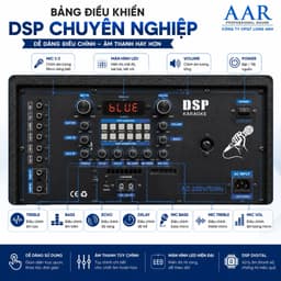 Loa Kéo AAR LX1580 Công Suất 250W-800W, 2 Bass 40cm, Kèm 2 Micro Không Dây, Pin Lithium 12.8V-12A, Karaoke Gia Đình 7