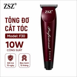 Tông Đơ Cắt Tóc ZSZ F30 10W Chuyên Nghiệp – Lưỡi T Cắt Sát, Pin Sạc Lithium, Kèm 3 Cữ Lược, Dùng Cho Gia Đình & Barber 1