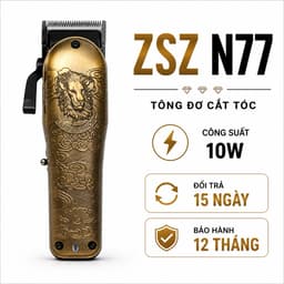 Tông Đơ Cắt Tóc ZSZ N77 10W Barber Chuyên Nghiệp Khắc Sư Tử - Cắt Tóc, Tỉa Viền, Cạo Fade 1