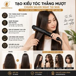Máy Là Tóc JadeEmpress 801/802/803 Bản Sứ Ceramic Màn Hình LED 130-230°C Công Suất 45-65W Chính Hãng 7