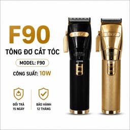 Tông Đơ ZSZ F90 10W Pin Sạc Chuyên Nghiệp - Kèm 4 Cữ Cắt, Lưỡi Thép Không Gỉ, Cắt Tóc Gia Đình 1