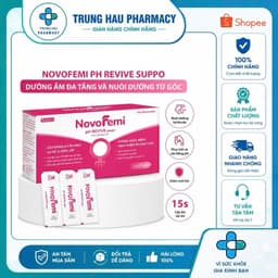 [Che Tên] Viên đặt Novofemi Hồng - Viên đặt phục hồi, cân bằng PH, bổ sung men, dưỡng ẩm, hạn chế tái nhiễm 1