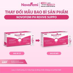 [Che Tên] Viên đặt Novofemi Hồng - Viên đặt phục hồi, cân bằng PH, bổ sung men, dưỡng ẩm, hạn chế tái nhiễm 3