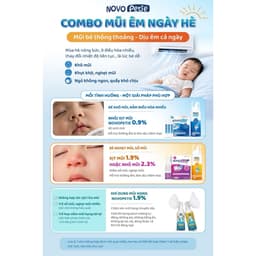 Nhỏ muỗi nước muối sinh lý NovoPetie 0.9% 1.9% dạng 30 tép BFS - Làm sạch diệu nhẹ, hỗ trợ niêm mạc 9