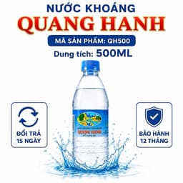 Nước Khoáng Mặn Quang Hanh 500ml Chính Hãng - Giàu Khoáng Chất Tự Nhiên, Bổ Sung Điện Giải, Thùng 20 Chai 2
