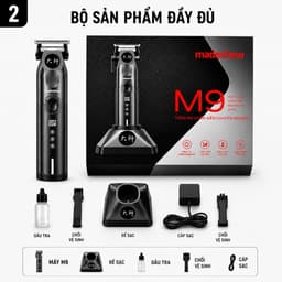 Tông Đơ Chấn Viền Madeshow M9 8W – Cắt Tóc, Cạo Viền Chuyên Nghiệp – Pin Sạc USB, Lưỡi Thép Sắc Bén 3
