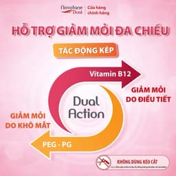 Nước nhỏ mắt Novotane Dual chuyên biệt cho mắt mỏi do cận thị, loạn thị, sử dụng thiết bị điện tử, hỗ trợ cải thiện điều 3