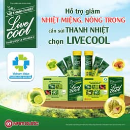 Bột sủi Nam Dược LiveCool hỗ trợ thanh nhiệt, mát gan (Hộp 10 gói x 7g) 4