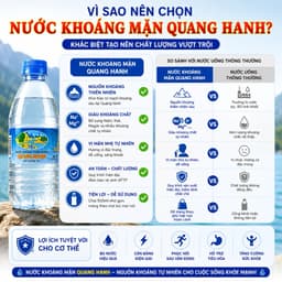 Nước Khoáng Mặn Quang Hanh 500ml Chính Hãng - Giàu Khoáng Chất Tự Nhiên, Bổ Sung Điện Giải, Thùng 20 Chai 8