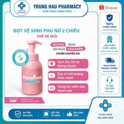 Bọt dung dịch vệ sinh phụ nữ Novofemi 180ml - Bọt vệ sinh 2 chiều, hộ trợ sạch dịu, hôi ngứa, kháng khuẩn dùng hàng ngày 1