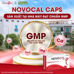 Viên uống Canxi Novocal Caps - Bổ sung canxi, mangie, d3k2 hỗ trợ xương cơ chắc khoẻ 2