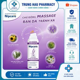 Xịt massage ngừa rạn da Nipcare 80ml - Làm mềm da, mờ vết rạn 1