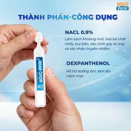 Nhỏ muỗi nước muối sinh lý NovoPetie 0.9% 1.9% dạng 30 tép BFS - Làm sạch diệu nhẹ, hỗ trợ niêm mạc 6