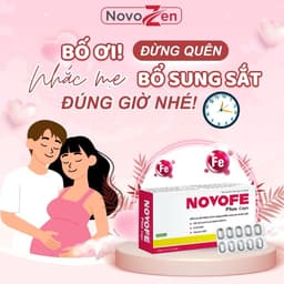 Viên uống Sắt Novofe Plus Caps - Hỗ trợ tình trạng thiếu máu, thiếu sắt - Hộp 30 viên 3