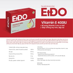Vitamin ETDO 400IU Tín Phong hộp 30 viên - Bổ sung Vitamin E đỏ cho cơ thể, giúp chống oxy hoá, đẹp da 2