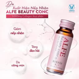 Nước uống Collagen Alfe Beauty Conc hỗ trợ da sáng mịn và chống lão hóa - Hộp 10 chai x 50ml 3