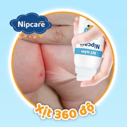 Xịt hăm Nipcare 80ml - Vệ sinh khi thay tã bỉm, ngừa hăm tả dạng phun sương 7