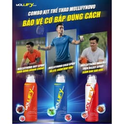 Xịt Giảm Đau Mollifynovo Warm & Pain Relief - Dầu Xoa Bóp Giảm Đau Xương Khớp, Massage Cổ Vai Gáy Chai 50ml 4
