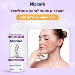 Xịt massage ngừa rạn da Nipcare 80ml - Làm mềm da, mờ vết rạn 4