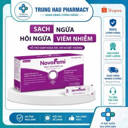 Viên đặt Novofemi Tím - làm sạch, khử mùi, giảm ngứa, khí hư, hỗ trợ dưỡng ẩm 1