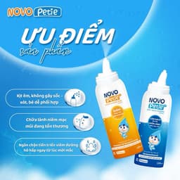 Combo xịt mũi Novo Petie 0.9% & 1.9% - Xịt vệ sinh, hỗ trợ giảm ngạt mũi, sổ mũi 2