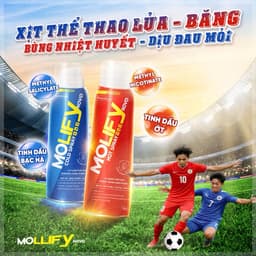 Xịt Giảm Đau Mollifynovo Warm & Pain Relief - Dầu Xoa Bóp Giảm Đau Xương Khớp, Massage Cổ Vai Gáy Chai 50ml 6