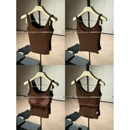 Bra 2 dây X561 đã kèm đệm mút-áo ba lỗ khoét lưng sâu cực chất 4