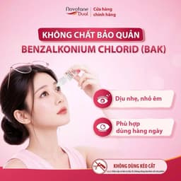 Nước nhỏ mắt Novotane Dual chuyên biệt cho mắt mỏi do cận thị, loạn thị, sử dụng thiết bị điện tử, hỗ trợ cải thiện điều 4