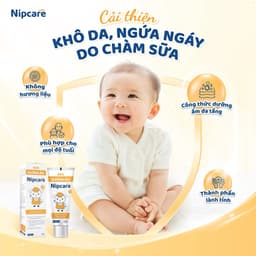 Kem dưỡng ẩm Nipcare - Hỗ trợ dưỡng ẩm cho bé da khô do các vấn đề về chàm sữa, viêm da cơ địa 3