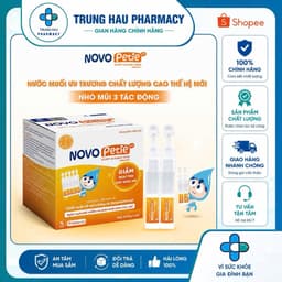 Nhỏ muỗi nước muối sinh lý NovoPetie 0.9% 1.9% dạng 30 tép BFS - Làm sạch diệu nhẹ, hỗ trợ niêm mạc 3