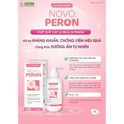 Dung dịch vệ sinh phụ nữ Novo Peron - Chiết xuất Cúc La Mã chăm sóc vùng kín 2