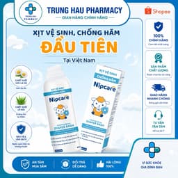 Xịt hăm Nipcare 80ml - Vệ sinh khi thay tã bỉm, ngừa hăm tả dạng phun sương 1