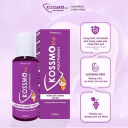 Combo 2 Nước súc miệng Kossmo làm sạch, giúp kh.áng kh.uẩn, hỗ trợ ngừa sâu răng, viêm lợi trẻ em người lớn 8
