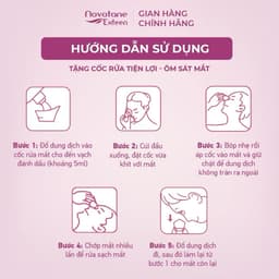 Nước rửa và dưỡng mắt Novotane Exteen - Hỗ Trợ Giảm Khô Mắt, Mỏi Mắt 250ml 6